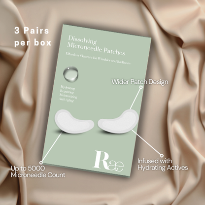Target Eye Wrinkles While You Sleep ✨ Microneedle Patches for under eye wrinkles
