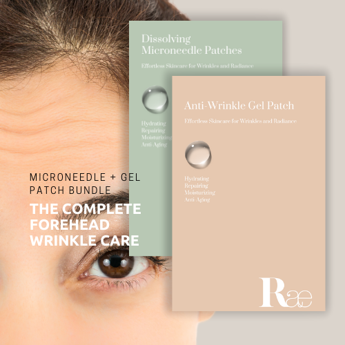 The Complete Care Bundle for Forehead Wrinkles | Microneedle and Gel Patch Duo