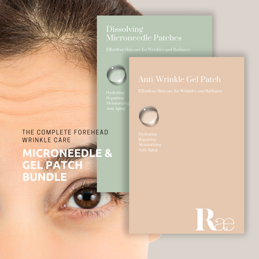 The Complete Care Bundle for Forehead Wrinkles | Microneedle and Gel Patch Duo