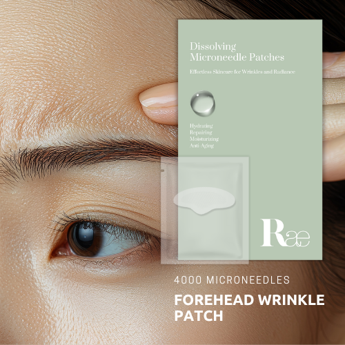 Tampalan Kedutan Dahi Microneedle - 3 Keping